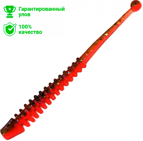 Приманка силик. Kosadaka ARRAY 65, банка (10шт), запах сыра, цвет DGR (dark green red) ARR-065-CH-DGR