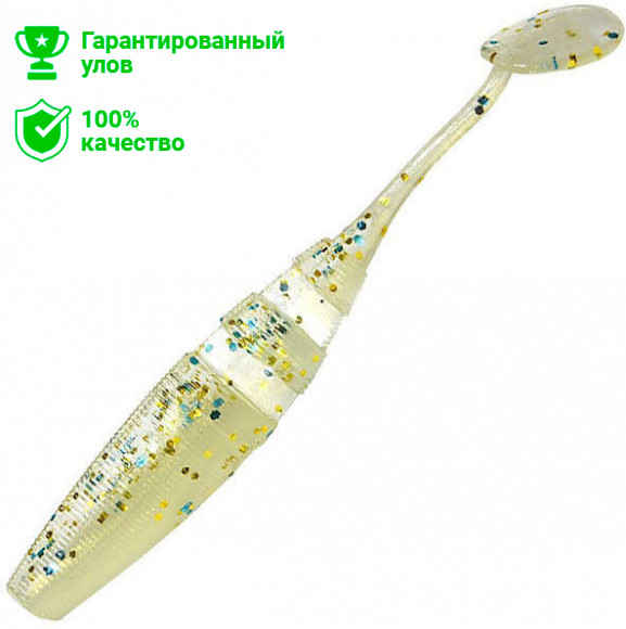 Виброхвост Kosadaka LOOPY SHAD 80, 7шт., цвет GTR