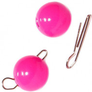 Груз чебурашка-шар вольфрам разборный Pink 4.0 гр (2шт) Kosadaka