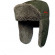 Шапка ушанка "Arctic2" мембрана хаки / мех овчина