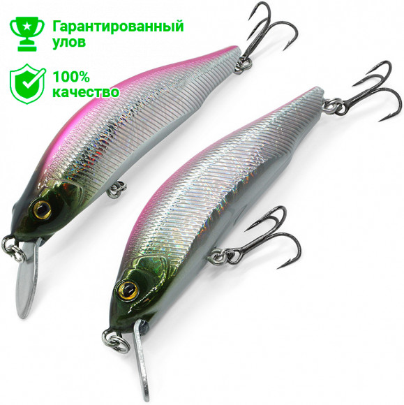 Воблер Kosadaka BAYWOLF xs 82F плав. , 82мм, 9.3г, 0.5-1.2м, цв.ROK