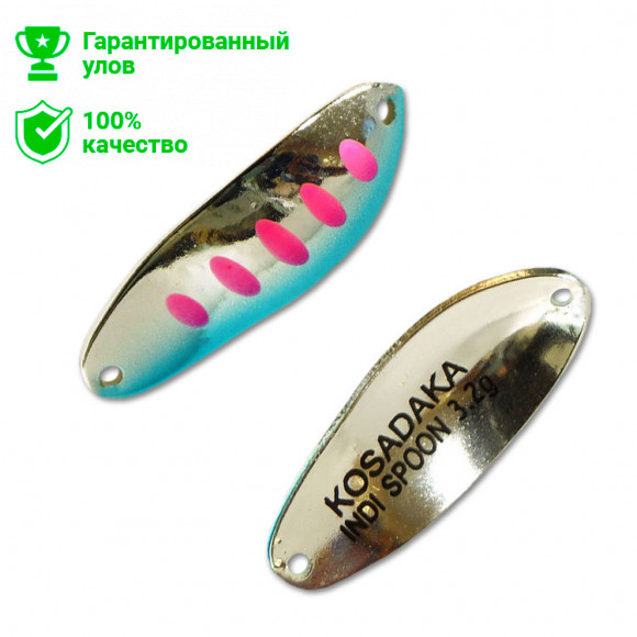 Блесна Kosadaka Trout Police INDI SPOON 3.2g , 32mm, цвет M97
