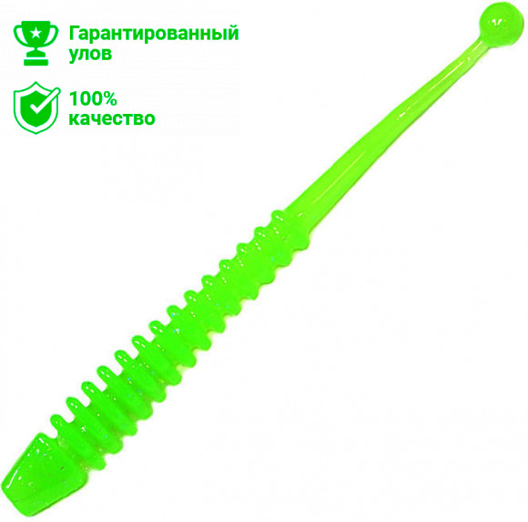 Приманка силик. Kosadaka ARRAY 65, банка (10шт), запах сыра, цвет FG (fluogreen) ARR-065-CH-FG