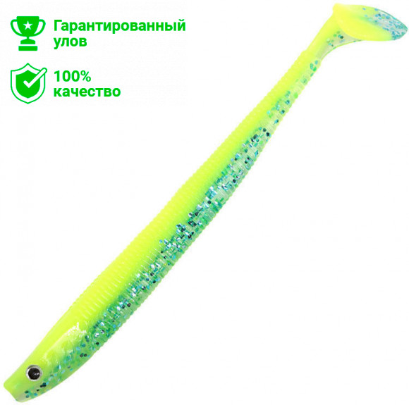 Виброхвост Kosadaka MANTICORA 150, блистер 3шт., цвет YTR