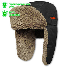 Шапка ушанка "Arctic2" мембрана чёрн / мех овчина