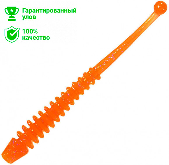 Приманка силик. Kosadaka ARRAY 65, банка (10шт), запах сыра, цвет OR (orange) ARR-065-CH-OR