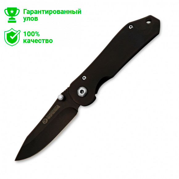 Нож "Kosadaka" складной 17/9.7см прецизионный (черн.лезв./черн.рук.) N-F27B