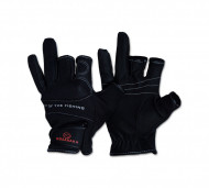 Перчатки неопр. Fishing gloves-21 обрез. 3 пал., черн., р-р XXL (Kosadaka)