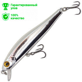 Воблер Kosadaka WINS XS 75SP суспенд., 75мм, 5.5г, 1м, цв.SIL