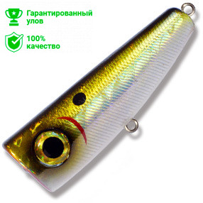 Воблер Kosadaka SKS popper 65 поверхн. 65мм, 10.45г., цв.GTR Воблер Kosadaka SKS popper 65 поверхн. 65мм, 10.45г., цв.GTR