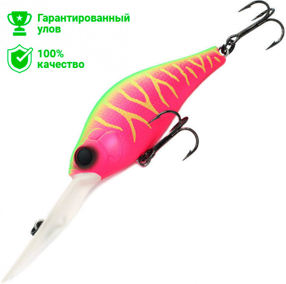 Воблер Kosadaka TROL CRANK 65F плав., 65мм, 14.3г, 2-4м, цв.ROS