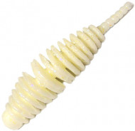 Приманка силик. Kosadaka LEECH FAT 42, банка (9шт), запах сыра, цвет WH (white) LCHF-042-CH-WH