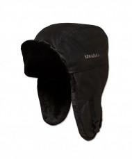 Шапка ушанка "Extreme2" крэк лайт чёрн / мех мутон