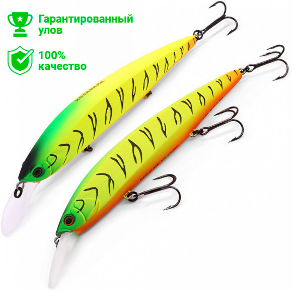 Воблер Kosadaka Rerange XS 130SP суспенд., 130мм, 27г, 0.7-1.5м, цв.TT