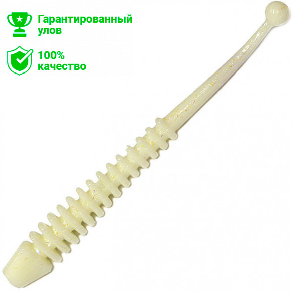 Приманка силик. Kosadaka ARRAY 65, банка (10шт), запах сыра, цвет WH (white) ARR-065-CH-WH
