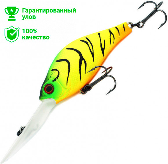 Воблер Kosadaka TROL CRANK 65F плав., 65мм, 14.3г, 2-4м, цв.TT