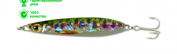 Пилькер Kosadaka FISH DARTS F15 90mm, 40g, цвет SLM