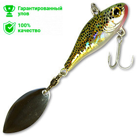 Джиг-спиннер Kosadaka FISH DARTS FS7 50mm, 28g, цвет RTR