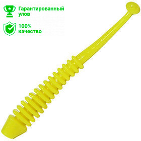 Приманка силик. Kosadaka ARRAY FAT 65, банка (9шт), запах сыра, цвет CH (chartreuse) ARRF-065-CH-CH