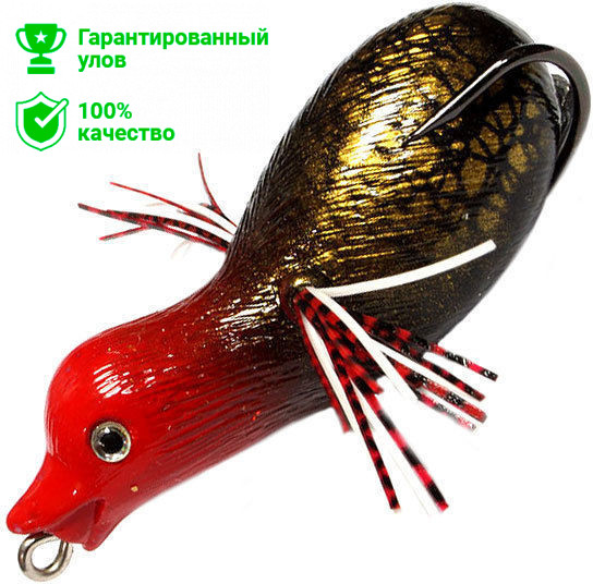 Приманка-незацепл. мягк. оснащ. плав. Утенок-глайдер имит.крыльев LD1 70mm, 15g, цвет 03 (Kosadaka)