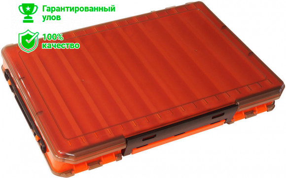 Коробка Kosadaka TB-S31A-OR, 34*21.5*5см для воблеров, двухсторонняя, оранжевая