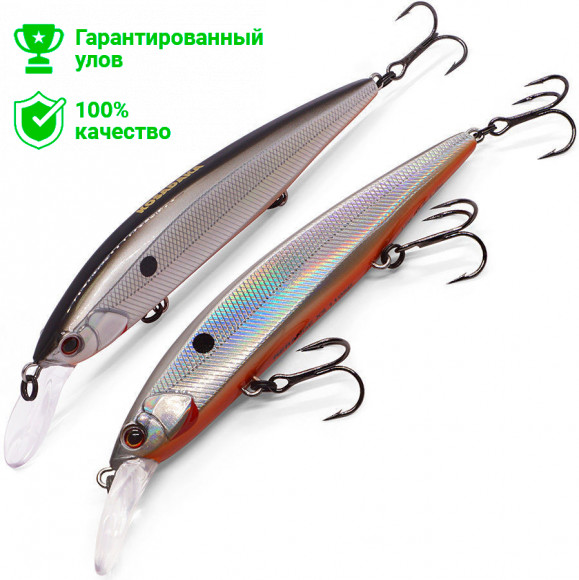 Воблер Kosadaka Rerange XS 110SP суспенд., 110мм, 17г, 0.5-1.2м, цв.GT
