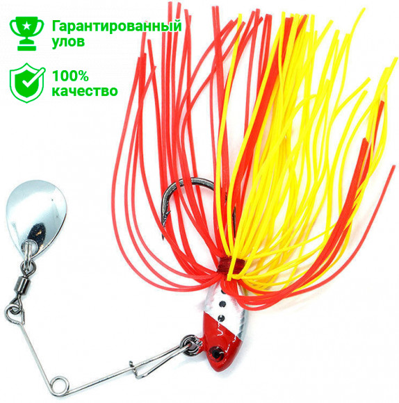 Мини спиннербейт Kosadaka INVINCE Vx0-7 7g со сменным джигом, цвет RHS