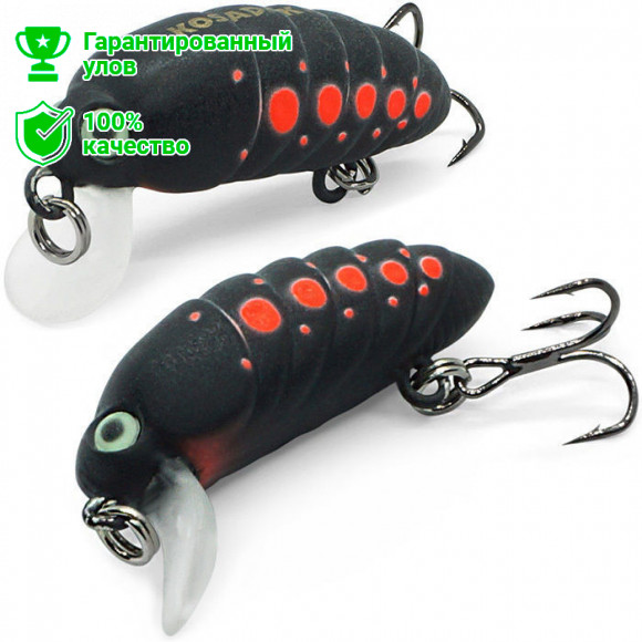 Воблер Kosadaka COCOON xs 32F плав., 32мм, 2.2г, 0.0-0.3м, цв.BOR