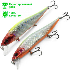 Воблер Kosadaka VISION Minnow xs 98SP суспенд, 98мм, 9г, 0.5-1.5м, цв.LME