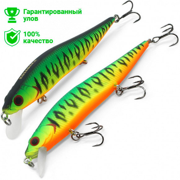 Воблер Kosadaka VISION Minnow xs 98SP суспенд, 98мм, 9г, 0.5-1.5м, цв.MTS