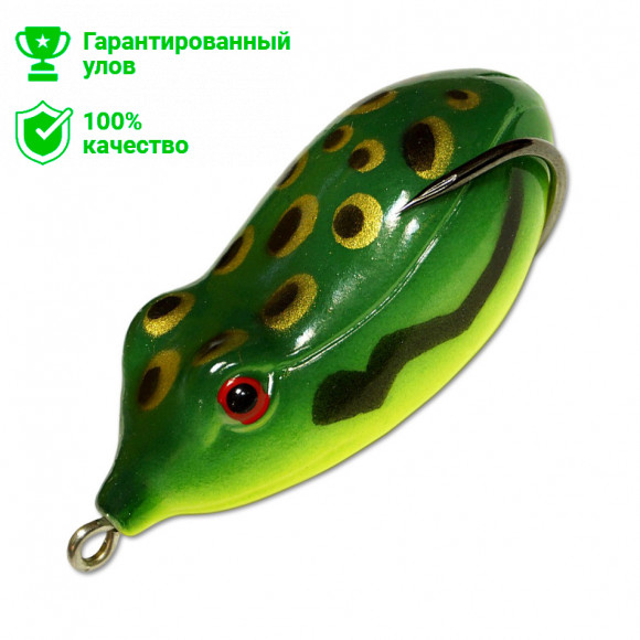 Приманка-незацепл. мягк. оснащ. плав. Лягушка-глайдер LF12 60mm, 13g, цвет C11 (Kosadaka)