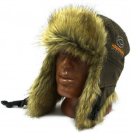 Шапка ушанка "NORTH Pole" кевлар, мех волк XL