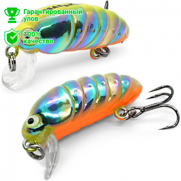 Воблер Kosadaka COCOON xs 32F плав., 32мм, 2.2г, 0.0-0.3м, цв.PRL Воблер Kosadaka COCOON xs 32F плав., 32мм, 2.2г, 0.0-0.3м, цв.PRL