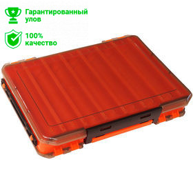 Коробка Kosadaka TB-S31B-OR, 27*19*5см для воблеров, двухсторонняя, оранжевая