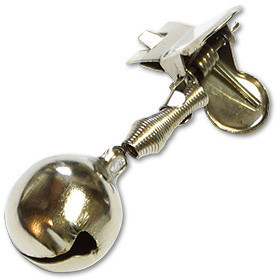 Бубенчик Kosadaka FBLS-08 (50шт), одинарный, прищепка металл