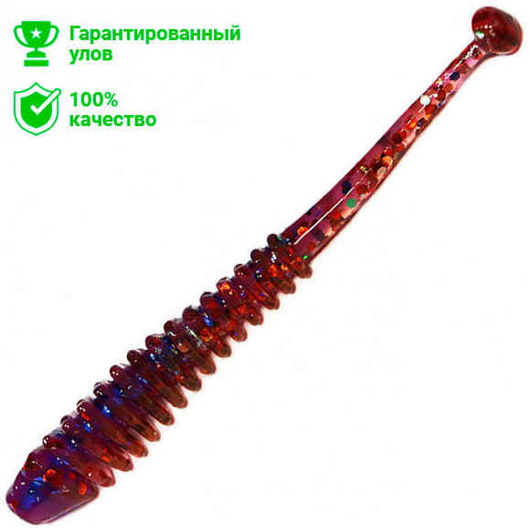 Приманка силик. Kosadaka ARRAY FAT 65, банка (9шт), запах сыра, цвет RB (red blue) ARRF-065-CH-RB