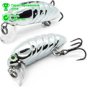 Воблер Kosadaka COCOON xs 32F плав., 32мм, 2.2г, 0.0-0.3м, цв.SIL