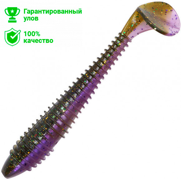 Виброхвост Kosadaka WAVE IMPACT FAT 175, блистер 3шт., цвет GLV
