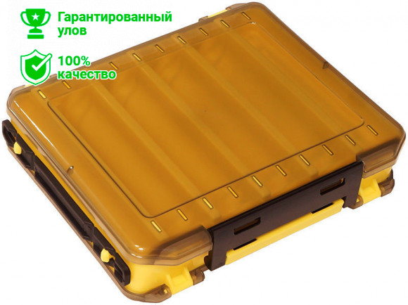 Коробка Kosadaka TB-S31C-Y, 20*17.5*5см для воблеров, двухсторонняя, жёлтая
