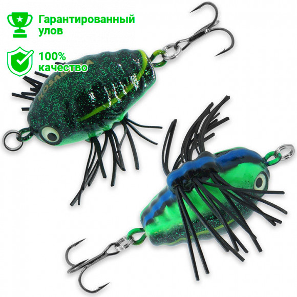 Воблер Kosadaka NotoBug 30F поверхностный, 30мм, 4.1г, м, цв.L06