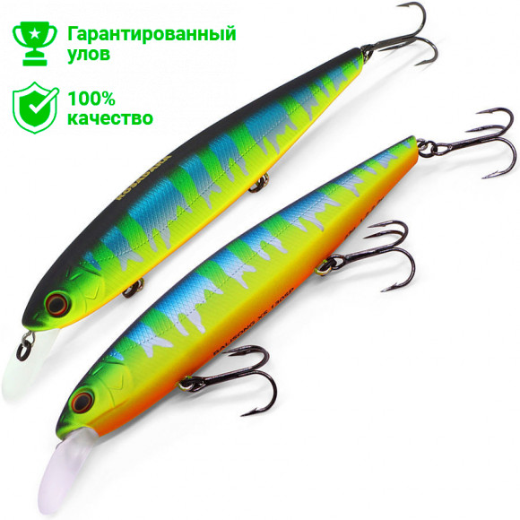 Воблер Kosadaka Balisong XS 130SP суспенд., 130мм, 23г, 1.2-2.2м, цв.MOT
