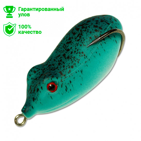 Приманка-незацепл. мягк. оснащ. плав. Лягушка-глайдер LF12 60mm, 13g, цвет C17 (Kosadaka)