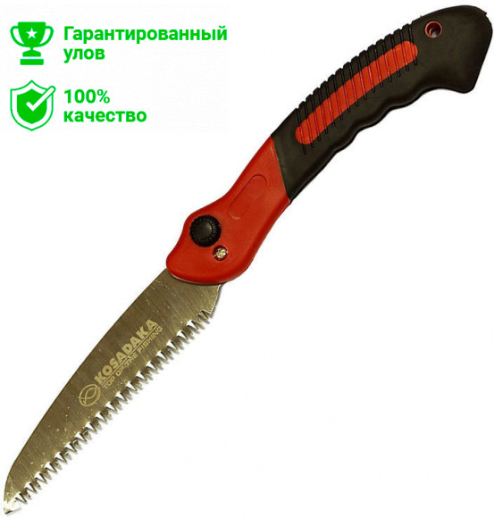 Пила складная 15см с кнопочным фиксатором TFS6 (Kosadaka)