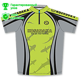 Футболка Kosadaka Серо-зеленая, Sunblock, кор.рукав, M TSSB-011S-M TSSB-011S-M