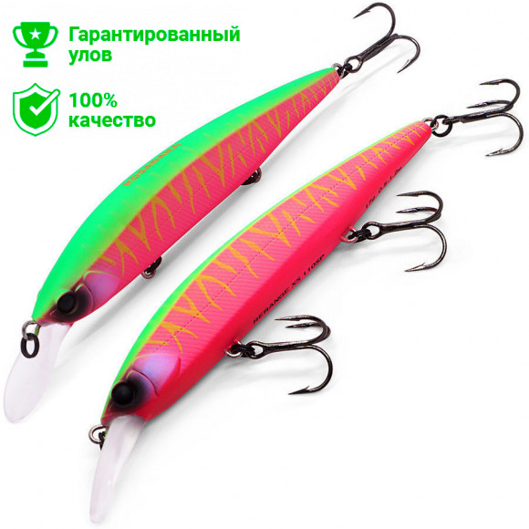 Воблер Kosadaka Rerange XS 110SP суспенд., 110мм, 17г, 0.5-1.2м, цв.ROS