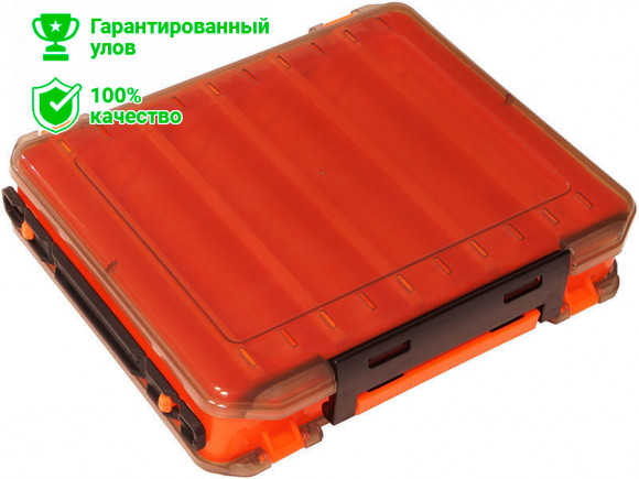 Коробка Kosadaka TB-S31C-OR, 20*17.5*5см для воблеров, двухсторонняя, оранжевая