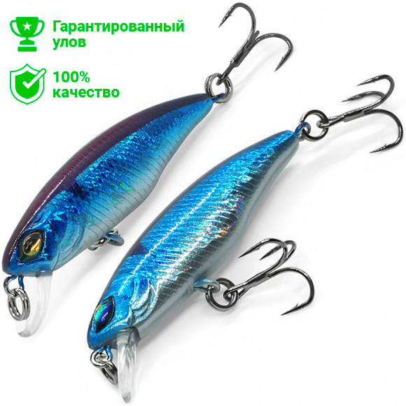Воблер Kosadaka ETAD xs 42F плав., 42мм, 2г, 0-0.5м, цв.BLU