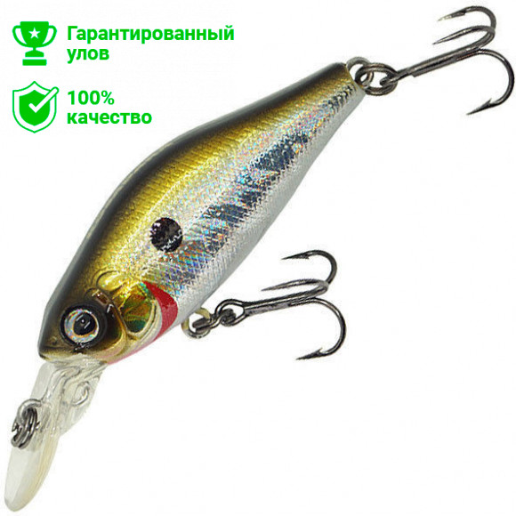 Воблер Kosadaka RAVEN XS 55F плав., 55мм, 7.6г, 0.5-1.0м, цв.GTR