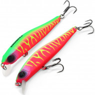 Воблер Kosadaka WINS XS 75S медл.тонущ, 75мм, 5.6г, 1.0-2.0м, цв.ROS