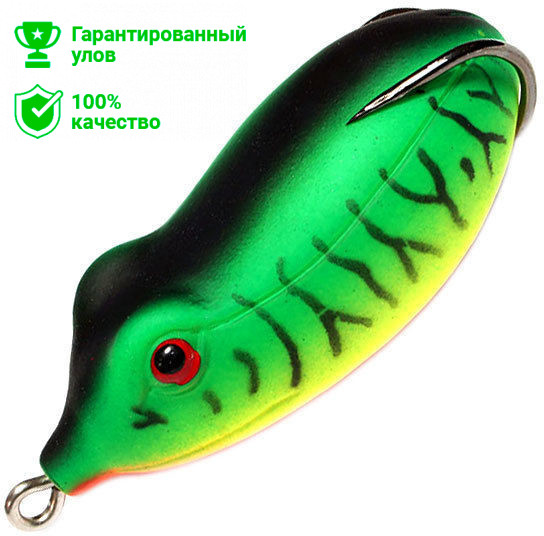 Приманка-незацепл. мягк. оснащ. плав. Лягушка-глайдер LF12 60mm, 13g, цвет C94 (Kosadaka)
